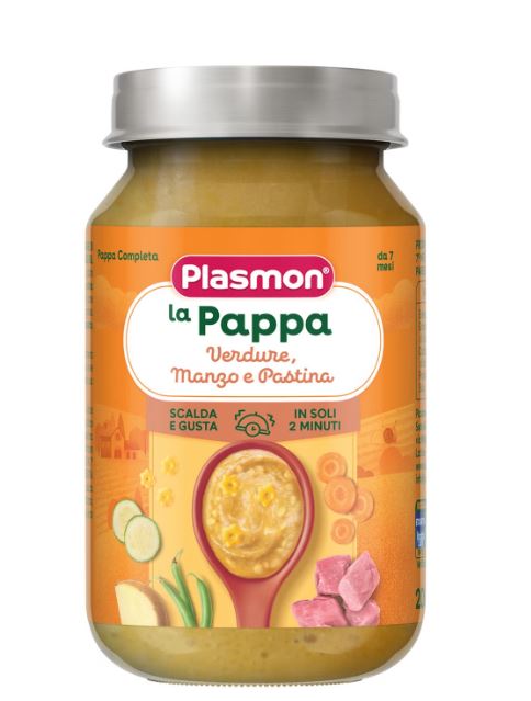 PLASMON LA PAPPA VERDURE MANZO E PASTINA 200 G - Speedyfarma.it