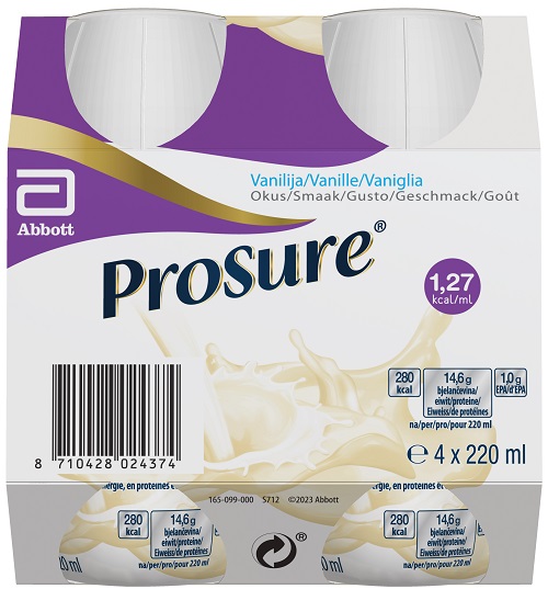 PROSURE VANILLA 4 BOTTIGLIE DA 220 ML - Speedyfarma.it