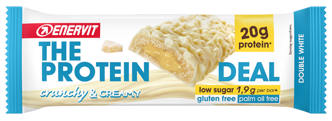 ENERVIT PROTEIN DEAL BAR DOUBLE WHITE 55 G - Speedyfarma.it