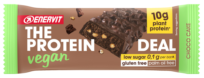 ENERVIT PROTEIN DEAL CHOCO CAKE VEGAN 40 G - Speedyfarma.it