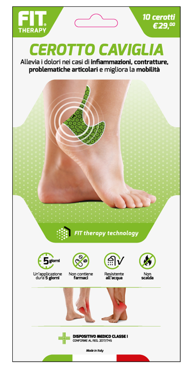 FIT THERAPY CEROTTO CAVIGLIA 10 PEZZI - Speedyfarma.it