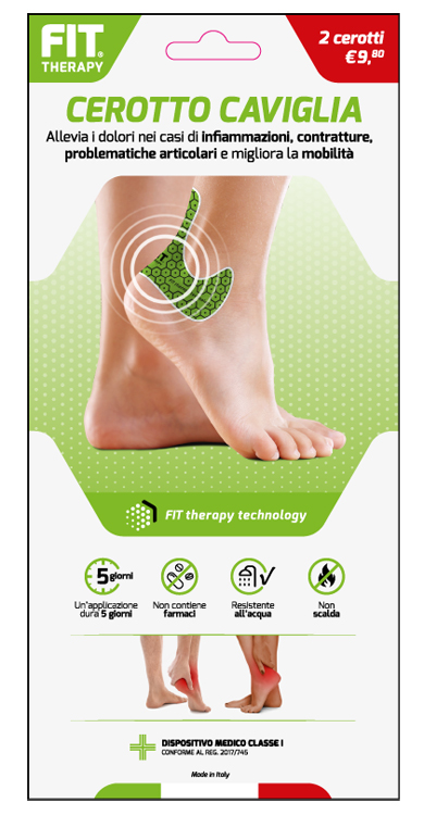 FIT THERAPY CEROTTO CAVIGLIA 2 PEZZI - Speedyfarma.it