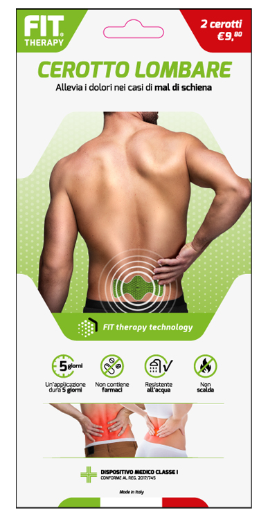 FIT THERAPY CEROTTO LOMBARE 2 PEZZI - Speedyfarma.it