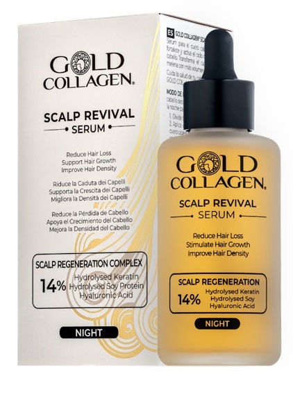 GOLD COLLAGEN SCALP REVIVAL SERUM 100 ML - Speedyfarma.it