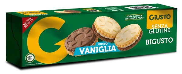 GIUSTO SENZA GLUTINE BIGUSTO VANIGLIA 120 G - Speedyfarma.it
