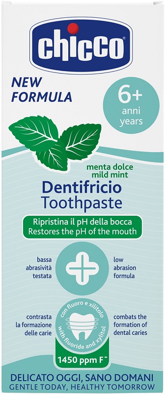 CHICCO DENTIFRICIO 6 ANNI+ MENTA DOLCE 50 ML - Speedyfarma.it