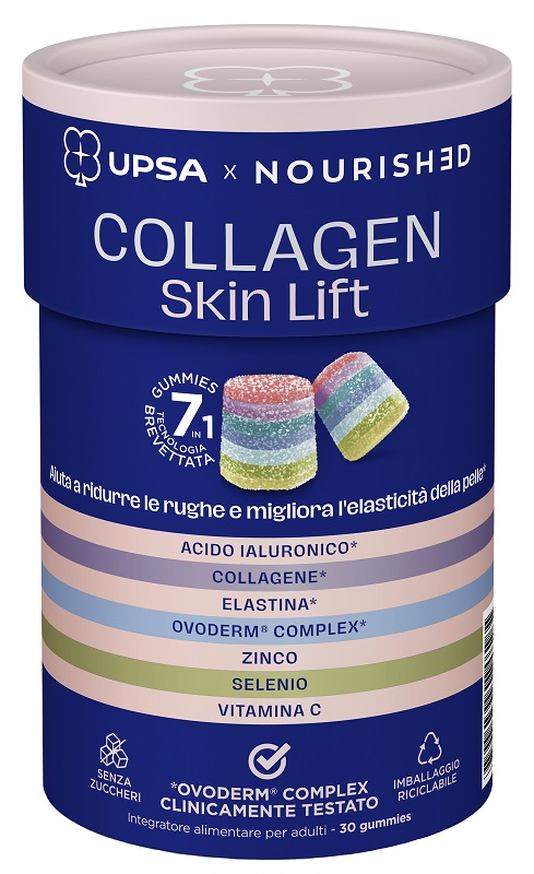 UPSA X NOURISHED COLLAGEN SKIN LIFT 30 GUMMIES - Speedyfarma.it
