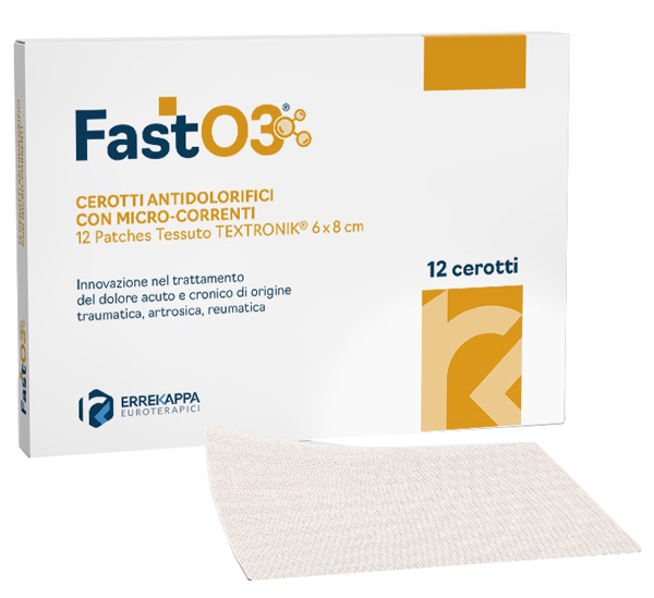 CEROTTI ANTIDOLORIFICI FASTO3 6X8CM 12 PEZZI - Speedyfarma.it