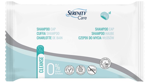 SERENITY CARE CUFFIA SHAMPOO CAPELLI ADATTA A PERSONE CON RIDOTTA MOBILITA' - Speedyfarma.it
