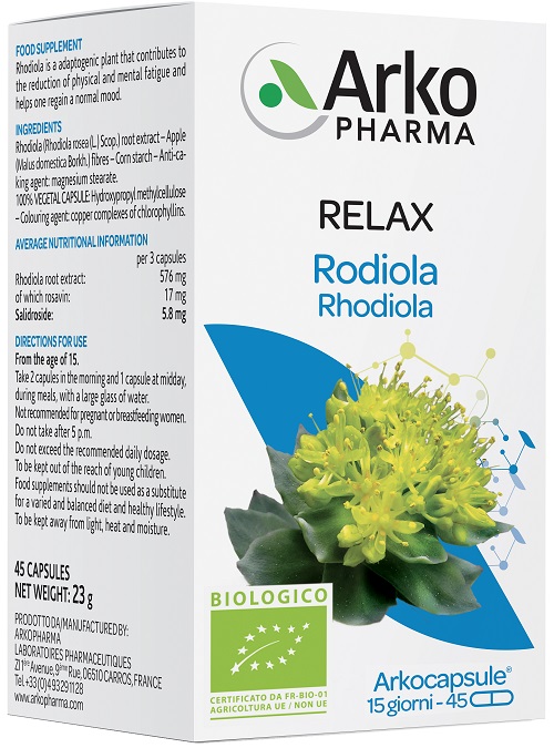 ARKOCAPSULE RODIOLA BIO 45 CAPSULE - Speedyfarma.it