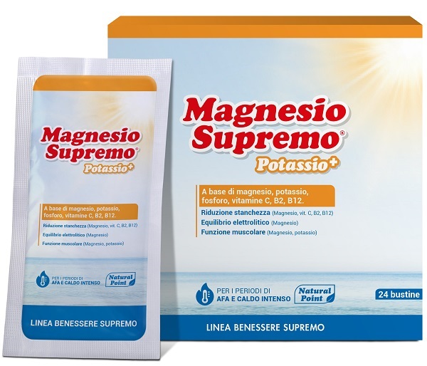 MAGNESIO SUPREMO POTASSIO+ 24 BUSTINE - Speedyfarma.it