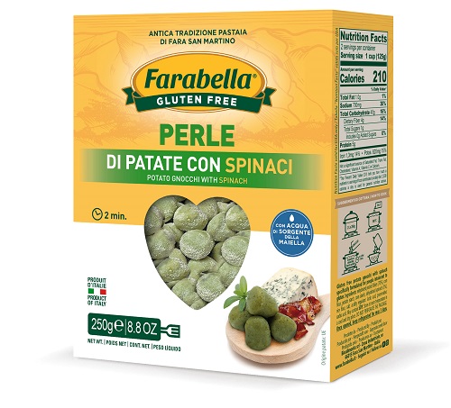 FARABELLA PERLE PATATE SPINACI 250 G - Speedyfarma.it