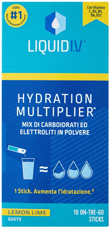 LIQUID IV HYDRATION MULTIPLIER LEMON LIME 10 STICK - Speedyfarma.it