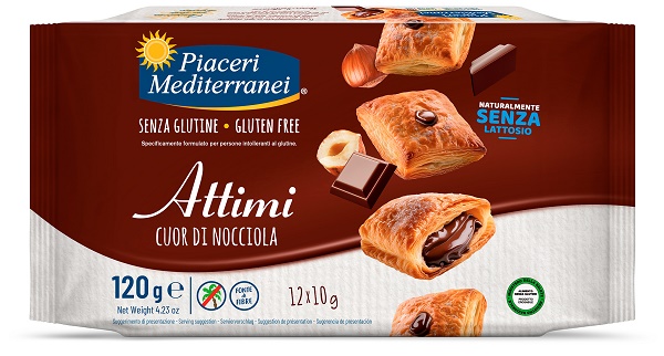 PIACERI MEDITERRANEI ATTIMI CUOR DI NOCCIOLA 120 G - Speedyfarma.it