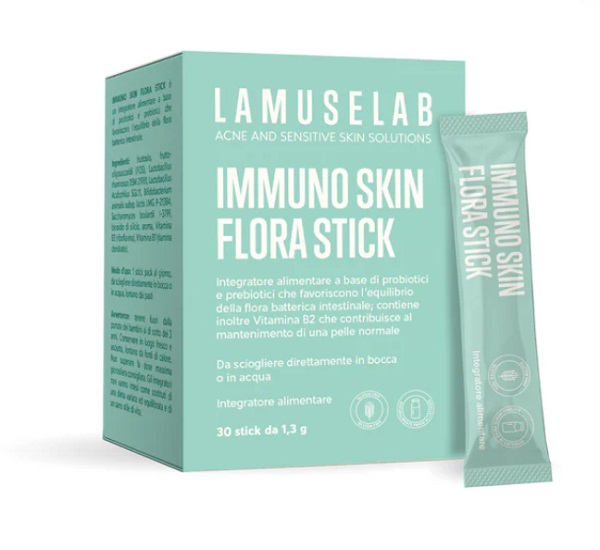 LAMUSELAB IMMUNO SKIN FLORA STICK 30 BUSTINE - Speedyfarma.it