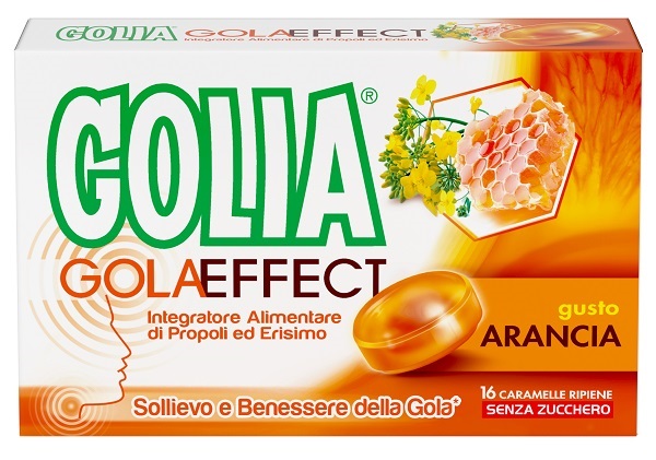 GOLIA GOLA EFFECT ARANCIA 16 CARAMELLE RIPIENE - Speedyfarma.it