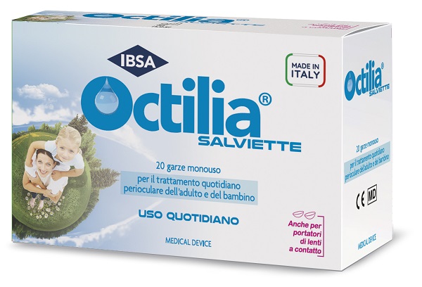 OCTILIA SALVIETTE PERIOCULARI 20 GARZE IN VISCOSA NON STERILI - Speedyfarma.it