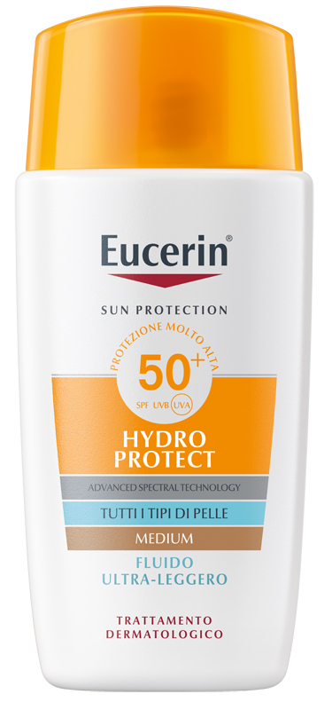 EUCERIN SUN FLUIDO ULTRA LEGGERO TINTED SPF50+ 50 ML - Speedyfarma.it