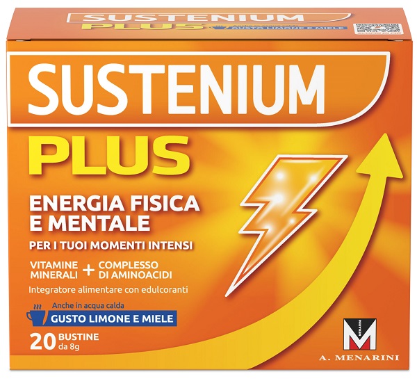 SUSTENIUM PLUS LIMONE E MIELE 20 BUSTINE DA 8 G - Speedyfarma.it