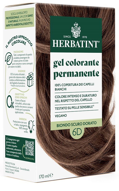 HERBATINT 6D BIONDO SCURO DORATO 170 ML - Speedyfarma.it