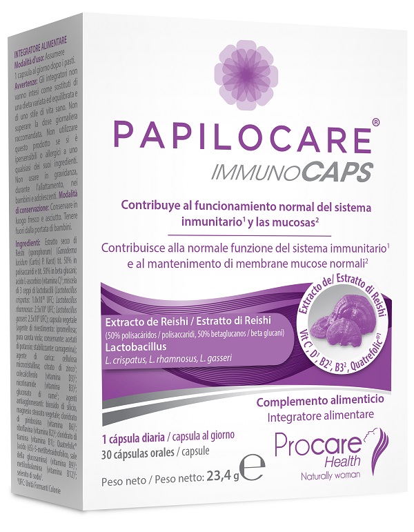 PAPILOCARE IMMUNOCAPS 30 CAPSULE - Speedyfarma.it