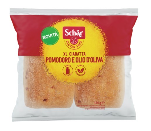 SCHAR XL CIABATTA POMODORI E OLIO D'OLIVA 2 PEZZI X 85 G - Speedyfarma.it