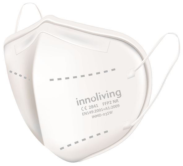 INNOLIVING MAS FFP2 NR WHITE 10 PEZZI - Speedyfarma.it