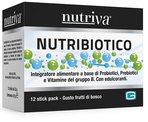 NUTRIVA NUTRIBIOTICO 12 STICK PACK - Speedyfarma.it