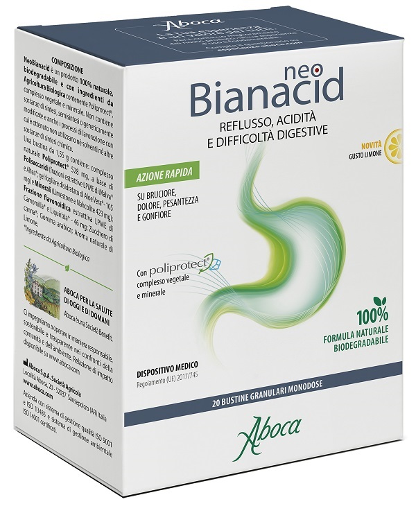 NEOBIANACID 20 BUSTINE LIMONE - Speedyfarma.it
