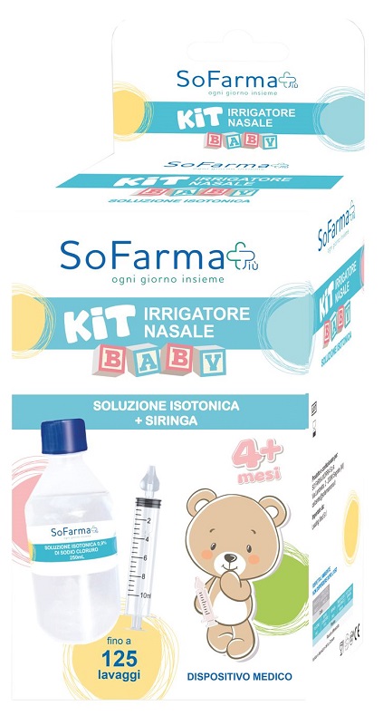 KIT IRRIGATORE NASALE BABY SOFARMAPIU' - Speedyfarma.it