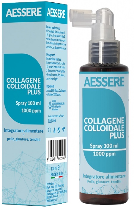 COLLAGENE COLLOIDALE PLUS 1000PPM 100 ML - Speedyfarma.it