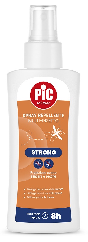 PIC SOLUTION SPRAY REPELLENTE MULTI-INSETTO STRONG 100 ML - Speedyfarma.it