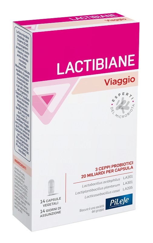 LACTIBIANE VIAGGIO 14 CAPSULE VEGETALI - Speedyfarma.it