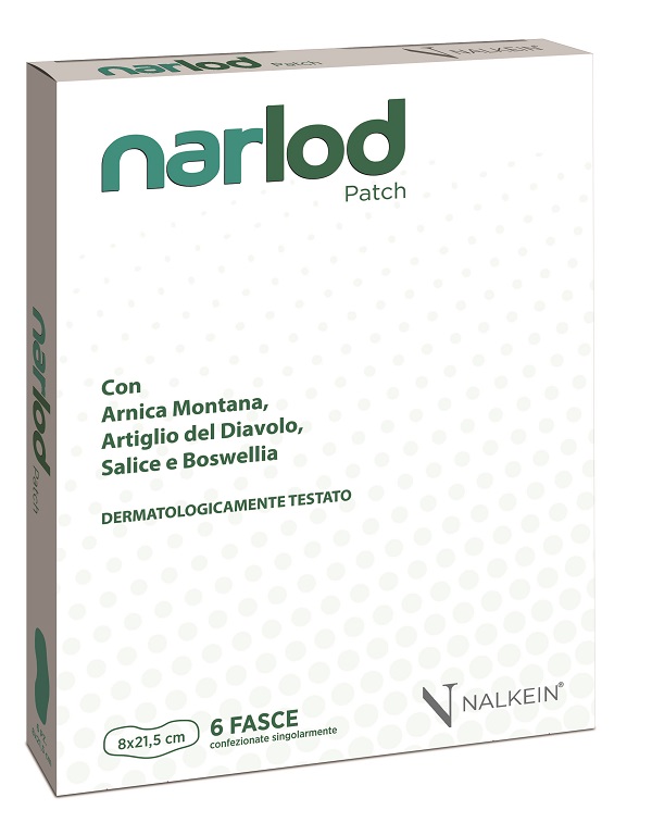NARLOD PATCH 8X21,5 CM 6 PEZZI - Speedyfarma.it