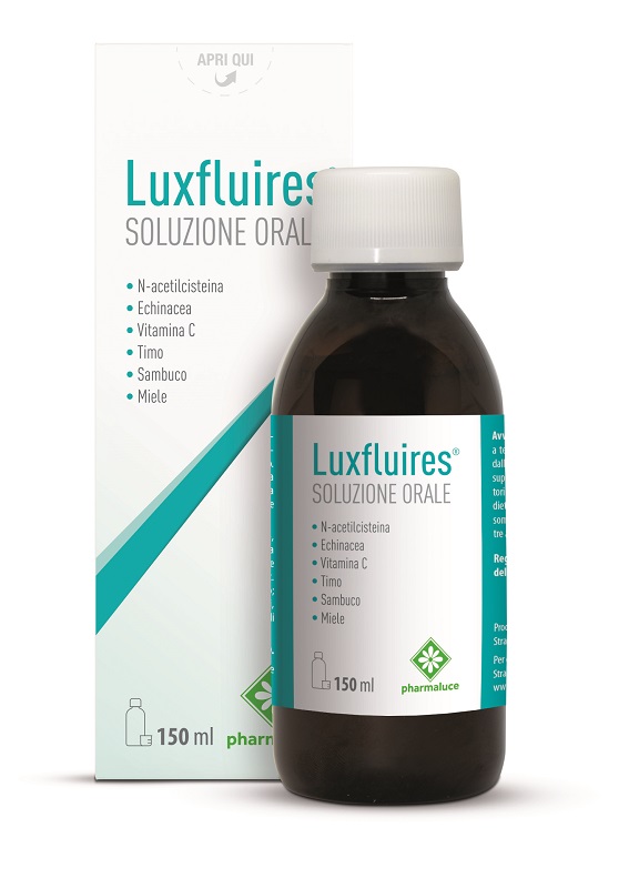 LUXFLUIRES SOLUZIONE ORALE 150 ML SENZA GLUTINE NATURALMENTE PRIVO DI LATTOSIO - Speedyfarma.it