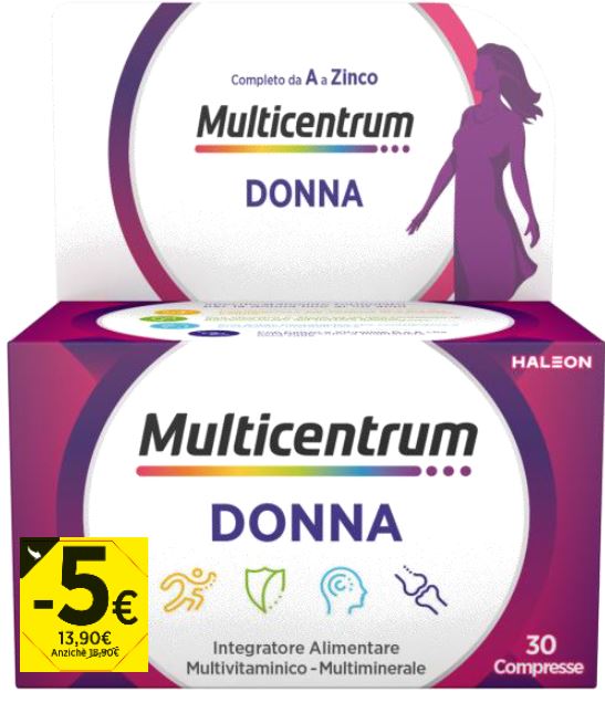 MULTICENTRUM DONNA 30 COMPRESSE PROMO 2026 - Speedyfarma.it