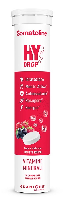 SOMATOLINE HYDROP FRUTTI ROSSI 20 COMPRESSE EFFERVESCENTI - Speedyfarma.it