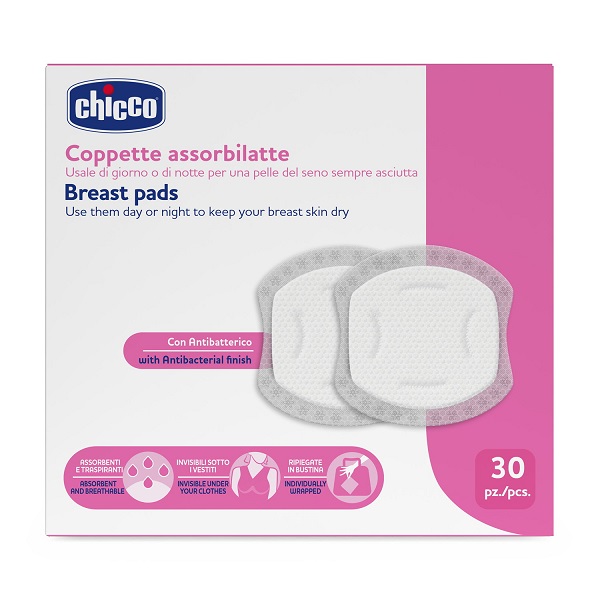 CHICCO COPPETTE ASSORBILATTE 30 PEZZI 2026 - Speedyfarma.it