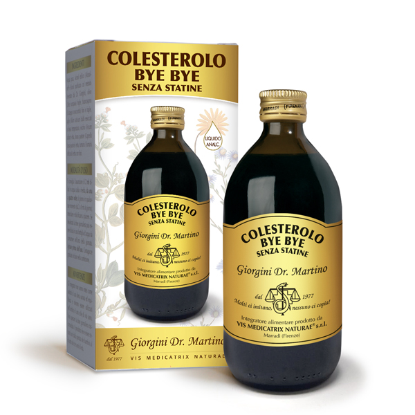 COLESTEROLO BYE BYE SENZA STATINE LIQUIDO ANALCOLICO 500 ML - Speedyfarma.it