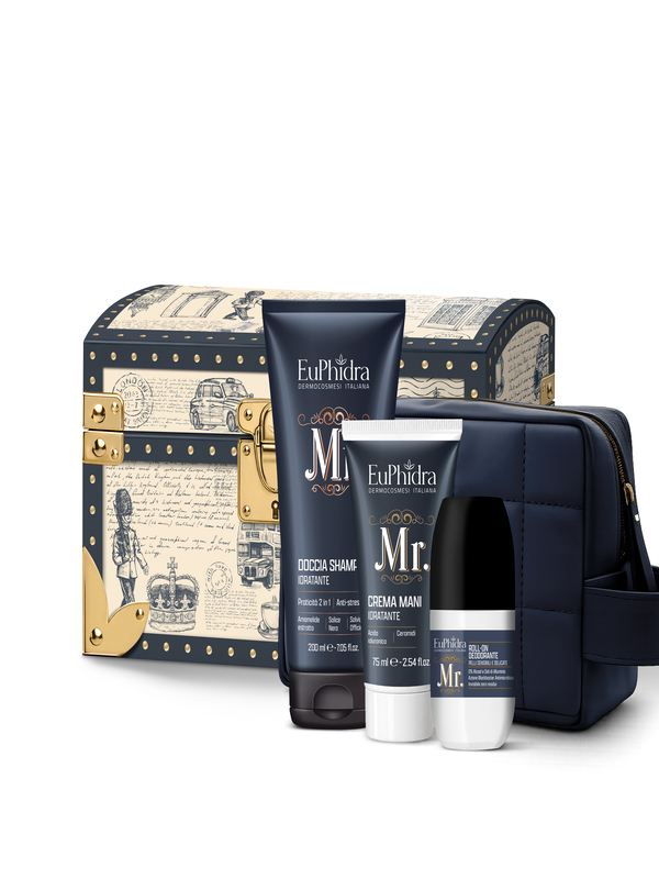 EUPHIDRA SOLDATINO DI PIOMBO COFANETTO MR DOCCIA SHAMPOO IDRATANTE 200 ML + ROLL ON DEODORANTE 50 ML + CREMA MANI IDRATANTE 75 ML + POCHETTE - Speedyfarma.it
