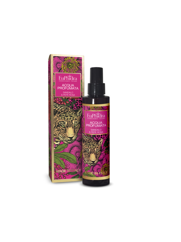 EUPHIDRA ACQUA PROFUMATA SANDALO & PEPE ROSA 125 ML - Speedyfarma.it